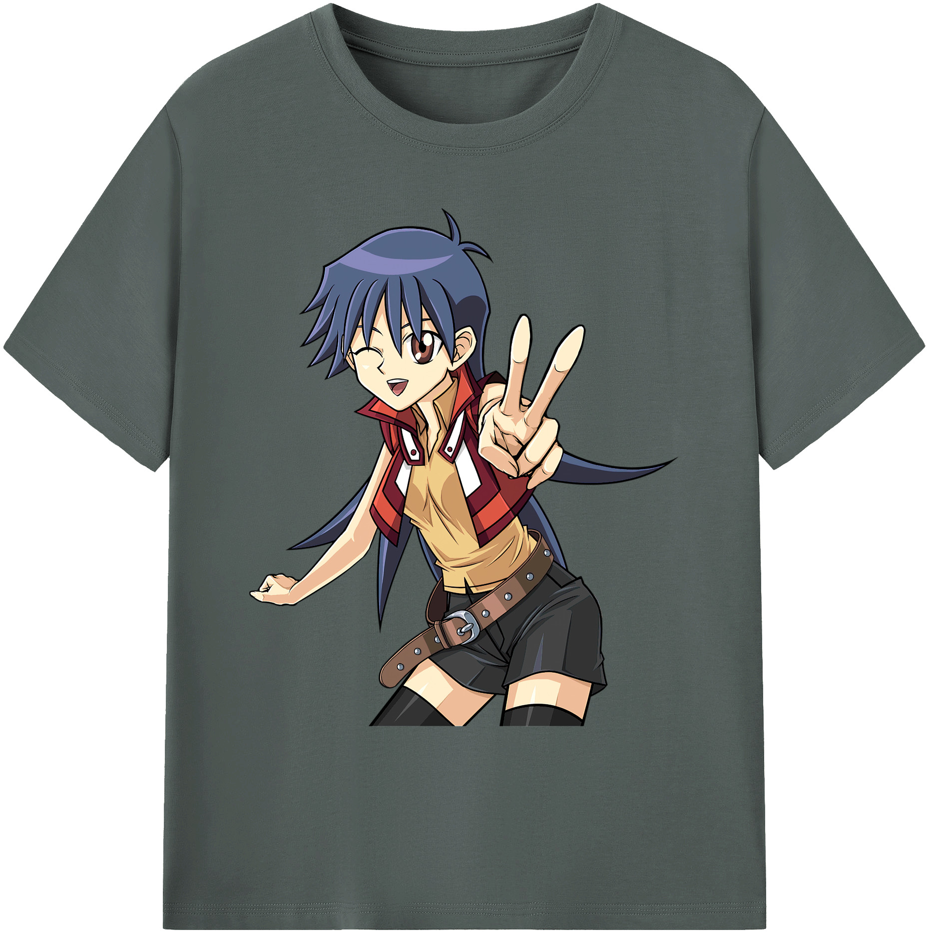 （画像用） 遊☆戯☆王 Yu-Gi-Oh! 綿100％ メンズ半袖Tシャツ｜肌触りやわらか＆通気性